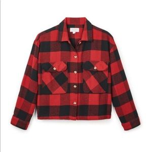 ASTORIA L/S FLANNEL - CARDINAL